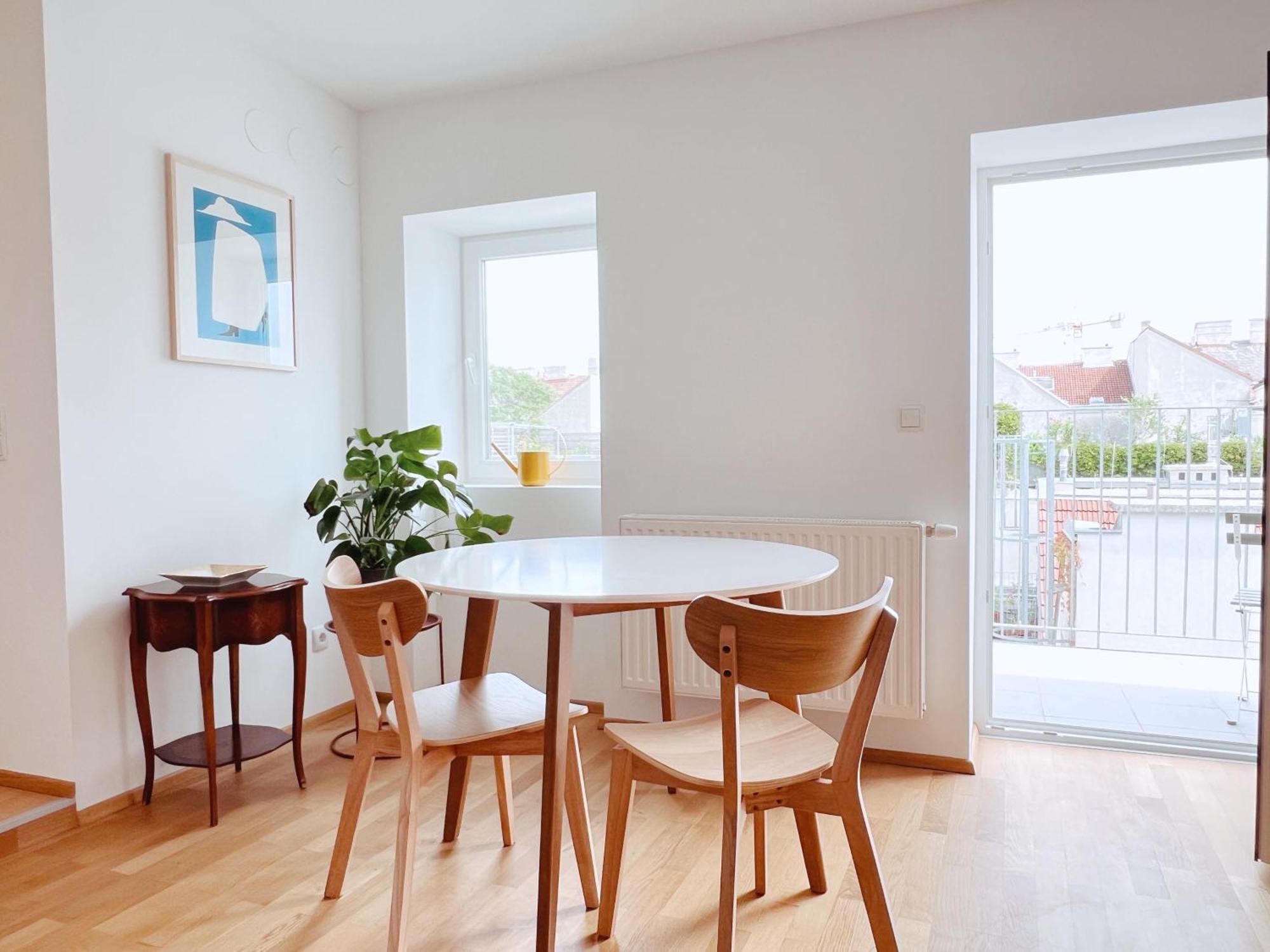 Brunnenmarkt Balcony Apartment Wenen Buitenkant foto